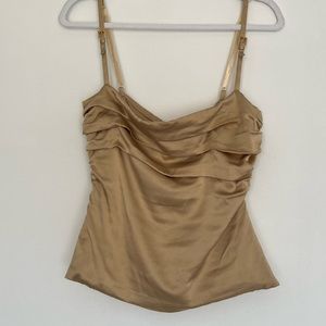 Dolce & Gabbana Gold Corset Top